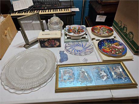 Mixed Collector Plates / Clay Trays & More