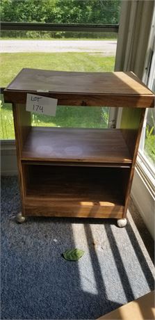 Pressed Wood Microwave Cart