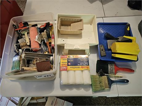 Mixed Paint Supplies / Brushes / Rollers & More