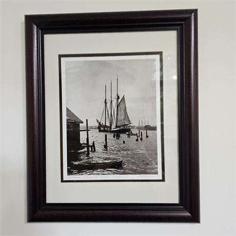 Sailboat Art-"Schooner-George E Klinck" Signed Print