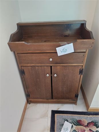 Wood Dry Sink Style Cabinet