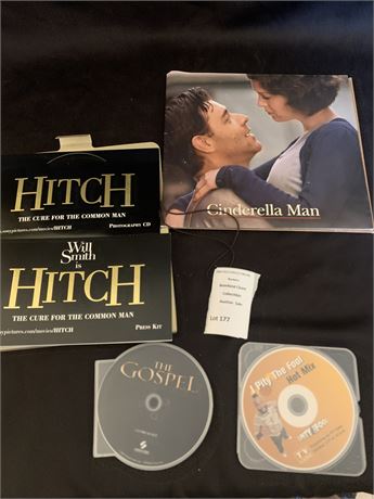 Cinderella Man & Hitch Movies Promotional Cardboard Cutouts & More