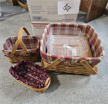 Longaberger Basket- Size, Style & Year Vary