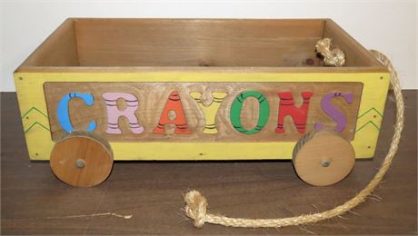 Wooden Toy Wagon