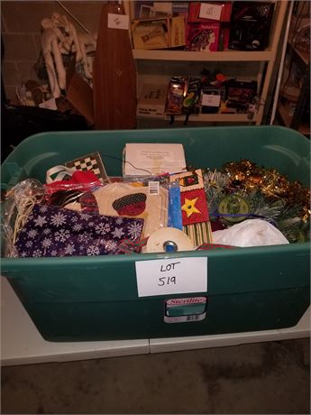 Large Lot Full of Christmas Decor- Lighted Houses & More