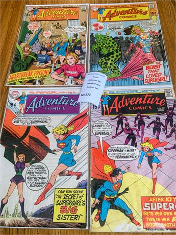 Adventure DC Comic Book Issues Featuring Supergirl