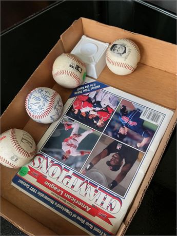 1997 Cleveland Indians American League Championchip Season Baseball Memorabilia