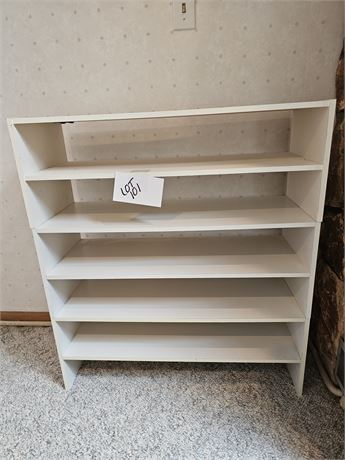 White Stackable Storage Shelves