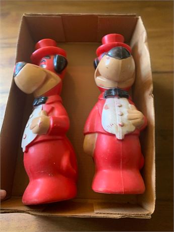 Bath Sudsy Huckleberry Hound Character Lot of 2