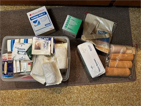 Bandages, Gauze and Other first aid items