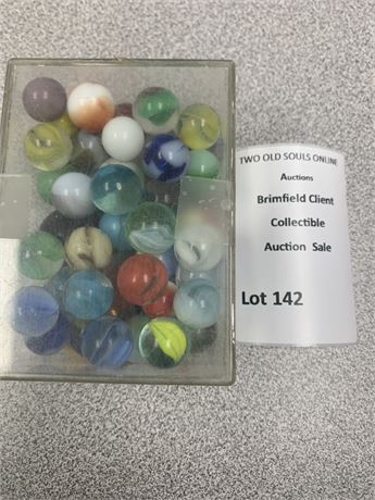 Vintage Glass Marbles Lot
