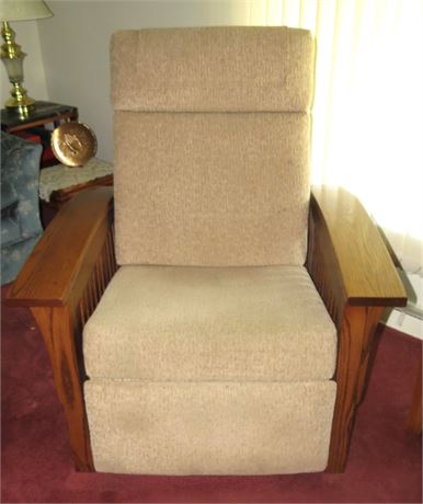 Millwood Wholesale Inc. Wood Frame Recliner