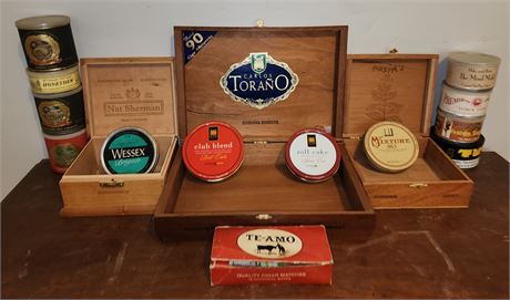 Cigar Boxes/Cans