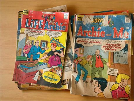 Various Issues of Life With Archie, Archie & Me, Archie Joke Comic Books