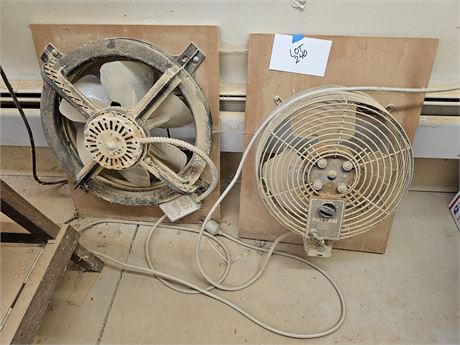 (2) Shop Exhaust Fans