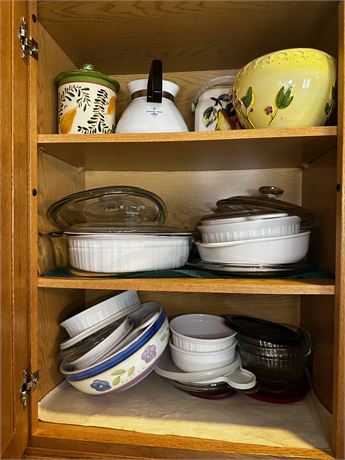 Cupboard of Casserole Dishes