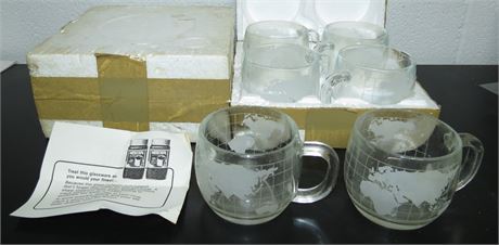 Nescafe World Glass Mugs