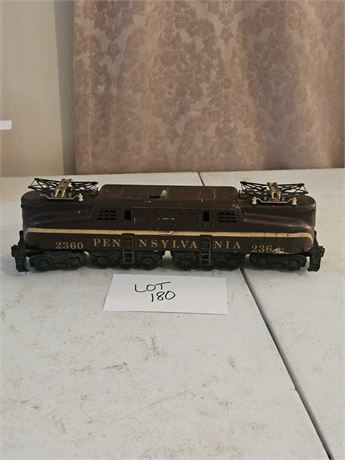 Rare Lionel Pennsylvania # 2360 GG-1 Electric Horn, Light, Solid Gold Stripe