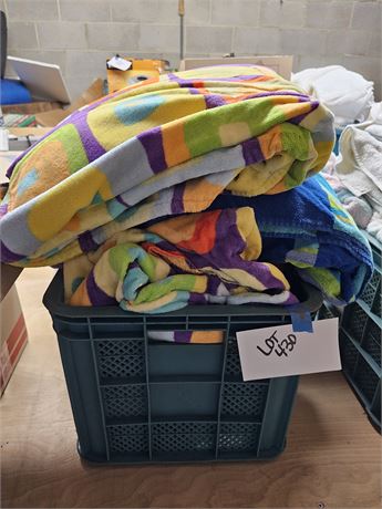 Large Lot of Beach Towels including Extra Large Sizes