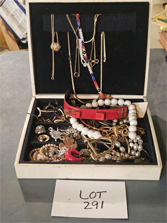 Mixed Costume Jewelry Lot- Maker, Age & Style Vary