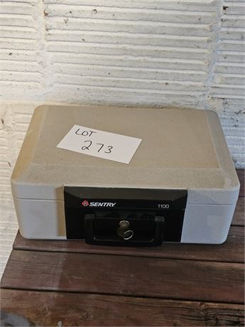 Sentry 1100 Lock Box With Key