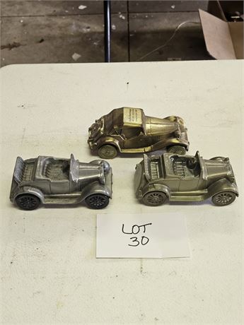 Vintage Mixed Metal Car Banks Size & Style May Vary