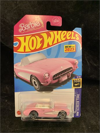 Hot Wheels Barbie The Movie 1956 Pink Corvette NEW