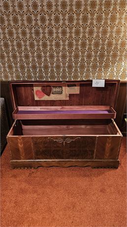 Antique Roos "Sweatheart" Cedar Chest