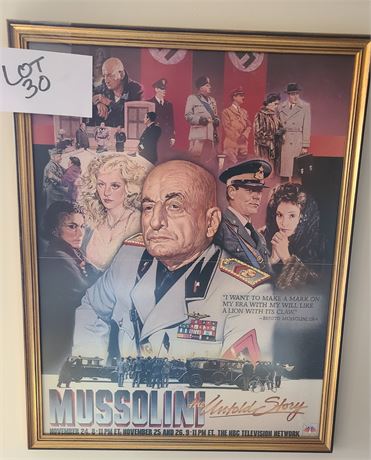 Mussolini Poster Art