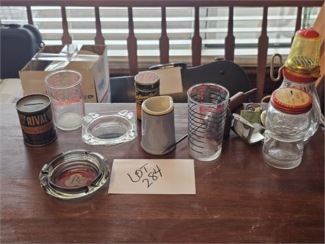 Vintage Mixed Kitchen & More - Kitchen Aid Glass/Rival Bank & More