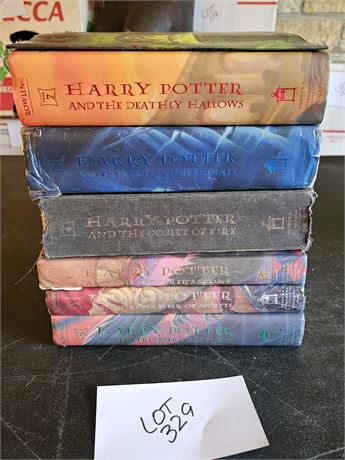 Harry Potter Books 1,2,3,4,5,7