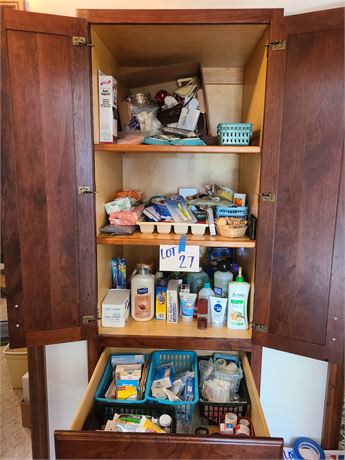 Closet Cleanout: Health & Beauty / Medical / Cleaners / Make-up Supplies & More