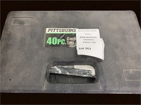 PITTSBURGH 40-Piece Carbon Steel SAE Tap and Die Set