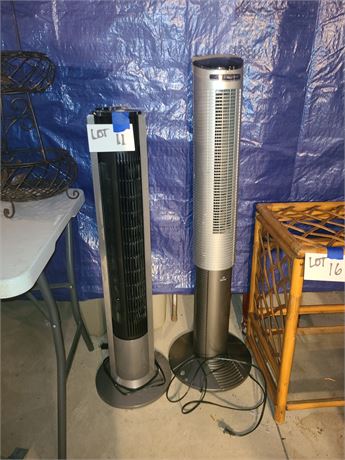 Home&Garden & Wind Chaser Oscillating Fan Towers with Remotes