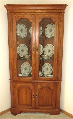 Corner Curio Cabinet