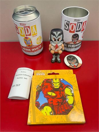 Iron Man Coasters, El Héroe Invicto & El Venenoide Collectibles