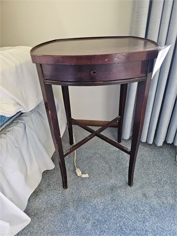 Vintage Wood Nightstand