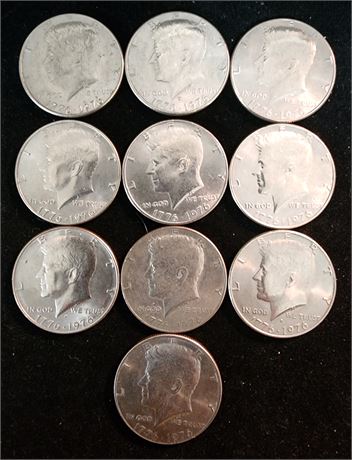 1976 Half Dollars