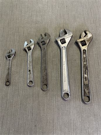 Vintage Crescent Wrench Lot