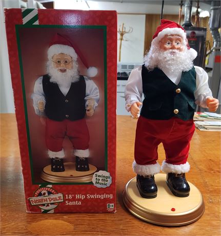 18" Hip Swinging Santa