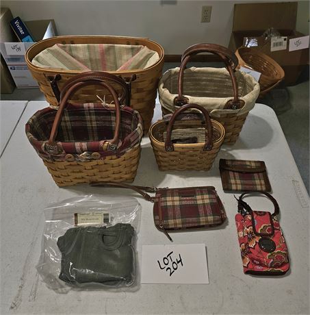 Longaberger Basket- Size, Style & Year Vary