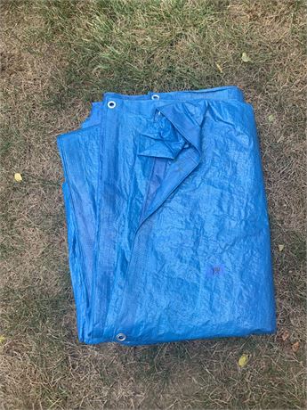 Blue Plastic Multipurpose Tarp