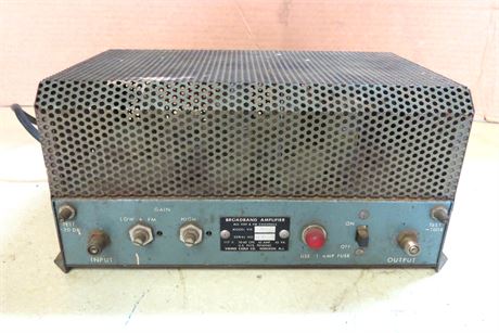 Vintage Broadband Amplifier