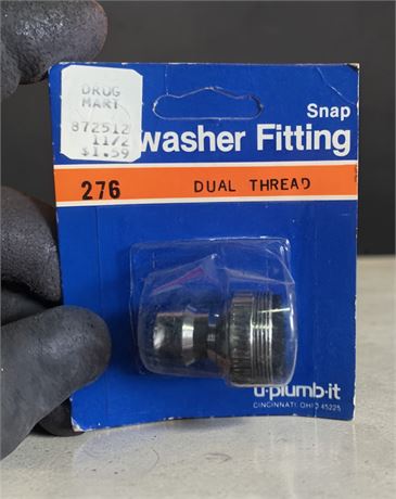 U-Plumb-It Snap Washer Fitting (Dual Thread 276) Lot