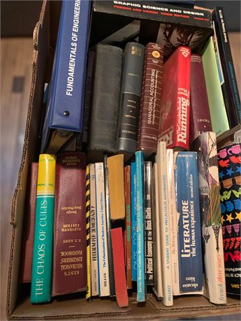 Vintage University/College Textbook Lot
