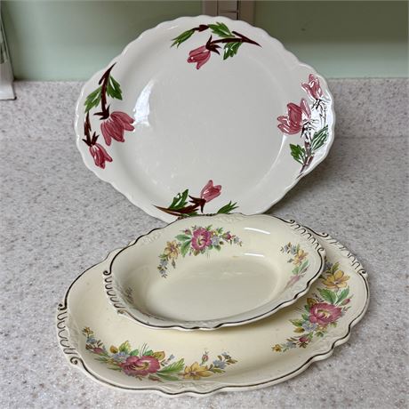 Homer Laughlin & Canonsburg Serving Dishes