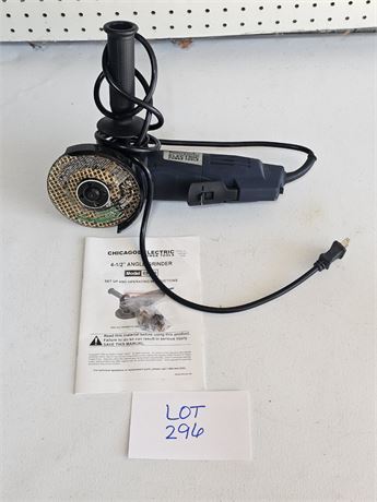 Chicago Electric Angle Grinder