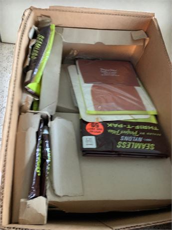 Vintage Perfect Plus Nylon Thrift-T-Pak Stockings Cinnamon Size 10