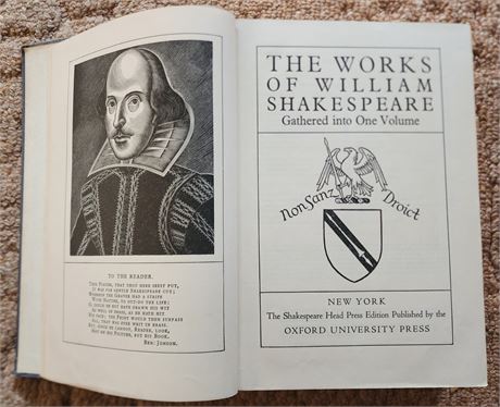 Works of William Shakespeare Book