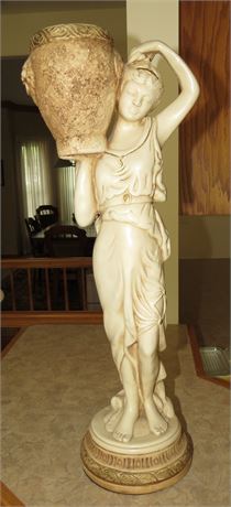 Marwal Industries Chalkware Greek Goddess Statue